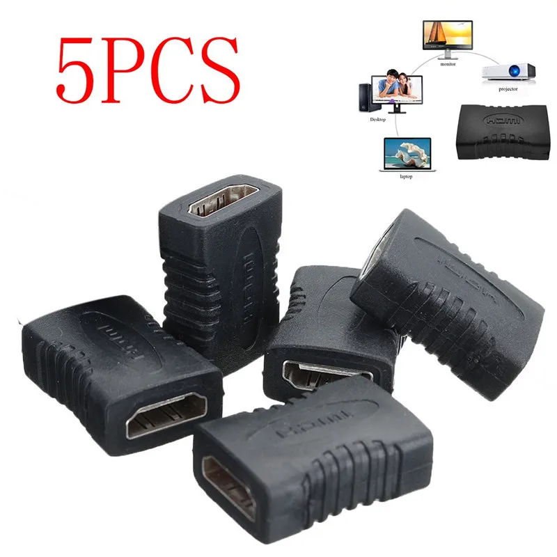 Mayitr 5 шт. HDMI Женский удлинитель переходник разъем F/F подходит для HDTV