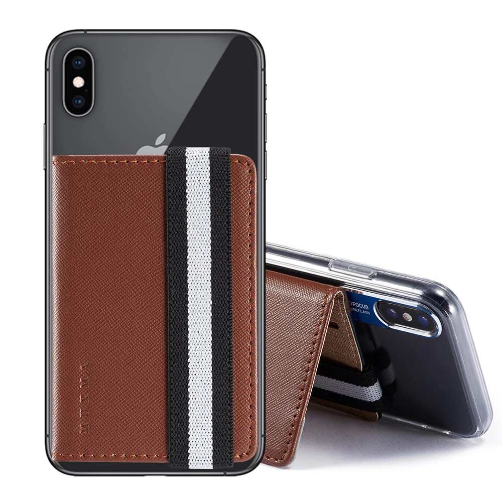 Brown Кожаный холщовый чехол-кошелек с отделением для карт для samsung S9 S8 S10 Plus A50 держатель для iPhone XS 6 7 8 Plus 11 Pro Max huawei P30 Pro - Цвет: Brown