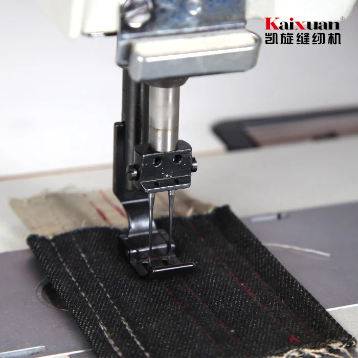 KX8420 3 фиксированная игловая планка Двойная игла швейная машина|double needle