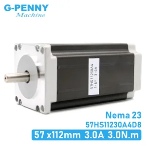 Шаговый двигатель NEMA23, 57x112 мм, 4-выводной, 3 А, 3 Нм, мотор Nema 23, 112 мм, унцийдюйм, для 3D-принтера, для гравировально-фрезерного станка с ЧПУ