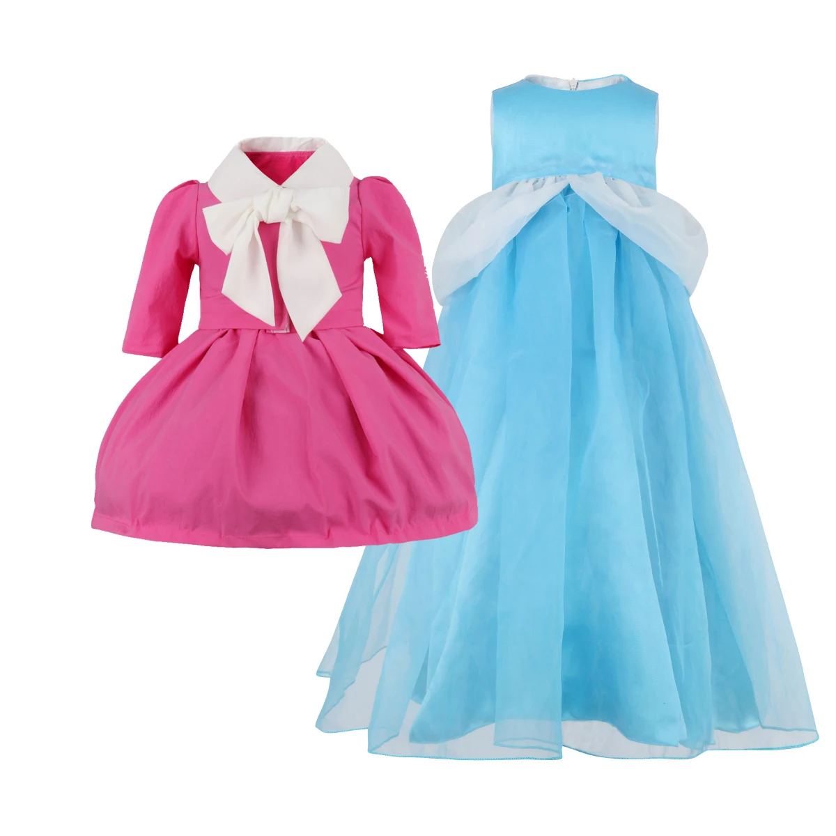 the new personality wild Princess Girls Kids Cinderella Transformation Dress Cosplay Costume Party Gowns sweet sylish Funny CH | Детская