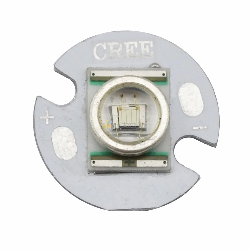 

5 шт. Cree XLamp XR-E XRE, 1 Вт, 3 Вт, зеленый светодиодный излучатель, лампа, установленная на печатную плату 16 мм или 20 мм