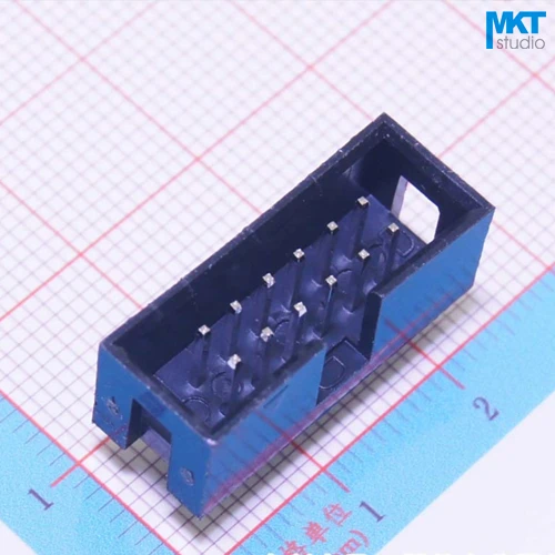 100 шт. прямые контакты 2 54 мм Шаг DC3 штекер IDC разъем ISP JTAG Header корпус 12P 14P 16P|connector