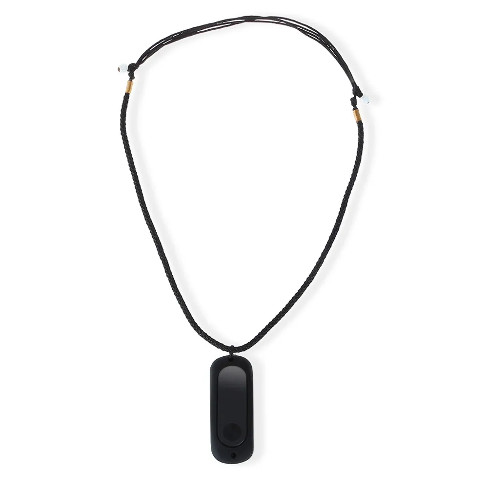 DIY вязаное модное ожерелье с резиновой подвеской держатель для Xiaomi Mi Band 2 Прямая