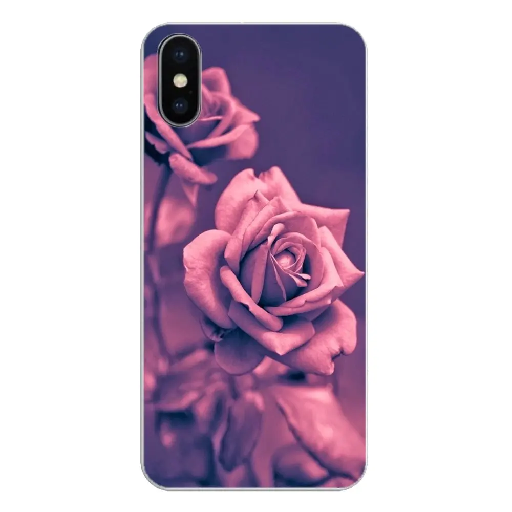 Для Xiaomi Mi A1 A2 5X 6X 8 lite SE Pro Max Mix 2 2S 3 Mi5 Mi5S прозрачные мягкие чехлы Чехлы Цветы садовые