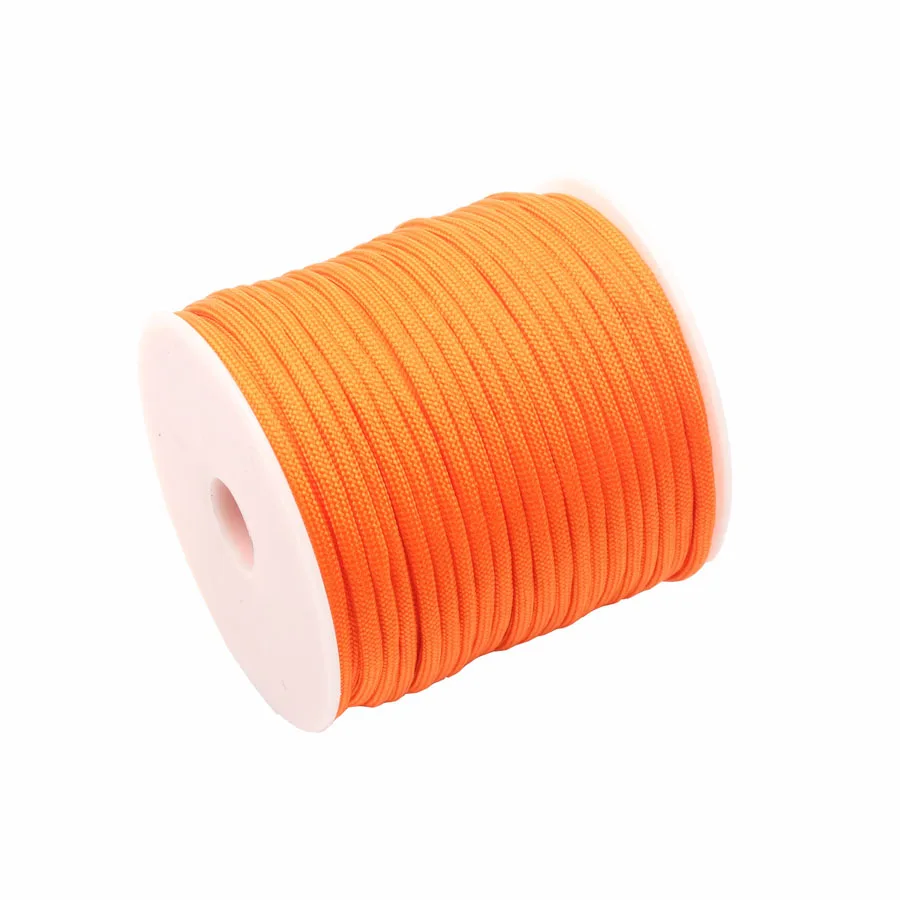 CAMPINGSKY Paracord 550 4 мм веревка 100 футов Паракорд для выживания парашютный шнур шнурок веревка для скалолазания кемпинга оборудование для выживания комплект - Цвет: 45 orange