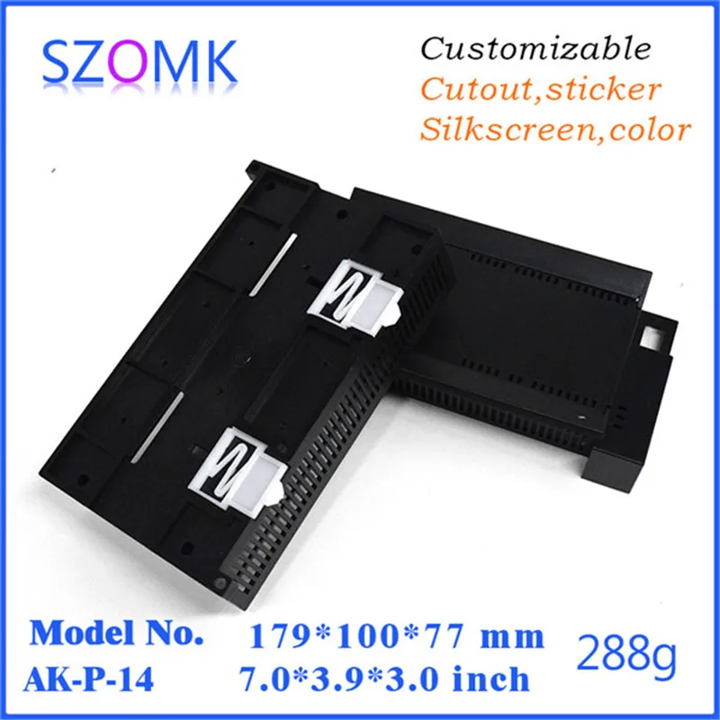 Корпус прибора из черного пластика abs РАСПРЕДЕЛИТЕЛЬНАЯ КОРОБКА ПЛК (1 шт.) 179*100*77