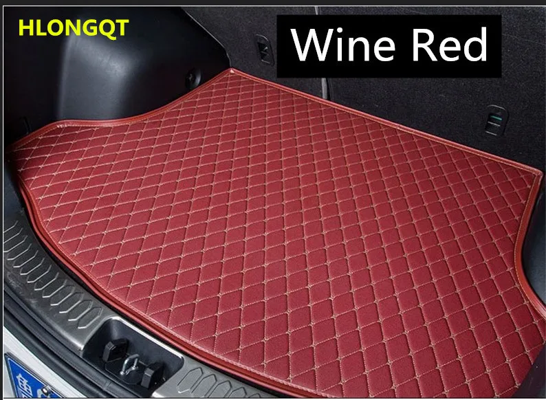 

HLONGQT Cargo Liner Trunk Mats For BMW 1 series F20 118 120 125 2012-2017 Boot Mat H-Quality Embroidery Leather Free shipping