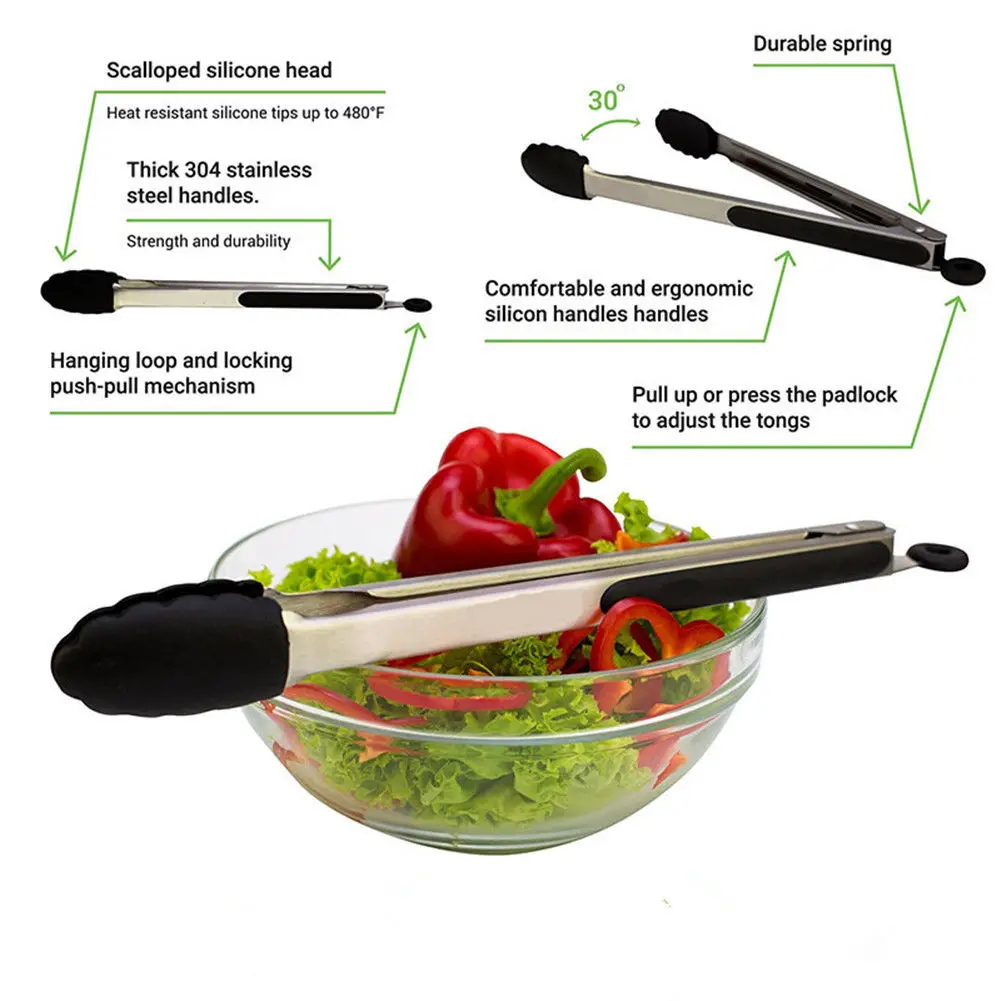 Kitchen Silicone 8 Pcs Cooking Utensils Set Heat Resistant Non-Stick Tool Sets | Дом и сад