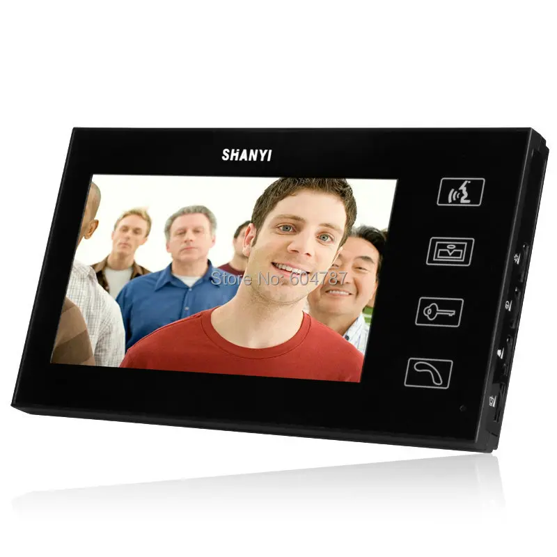 Видеодомофон с сенсорной кнопкой и цветным монитором 7 дюймов дверной звонок