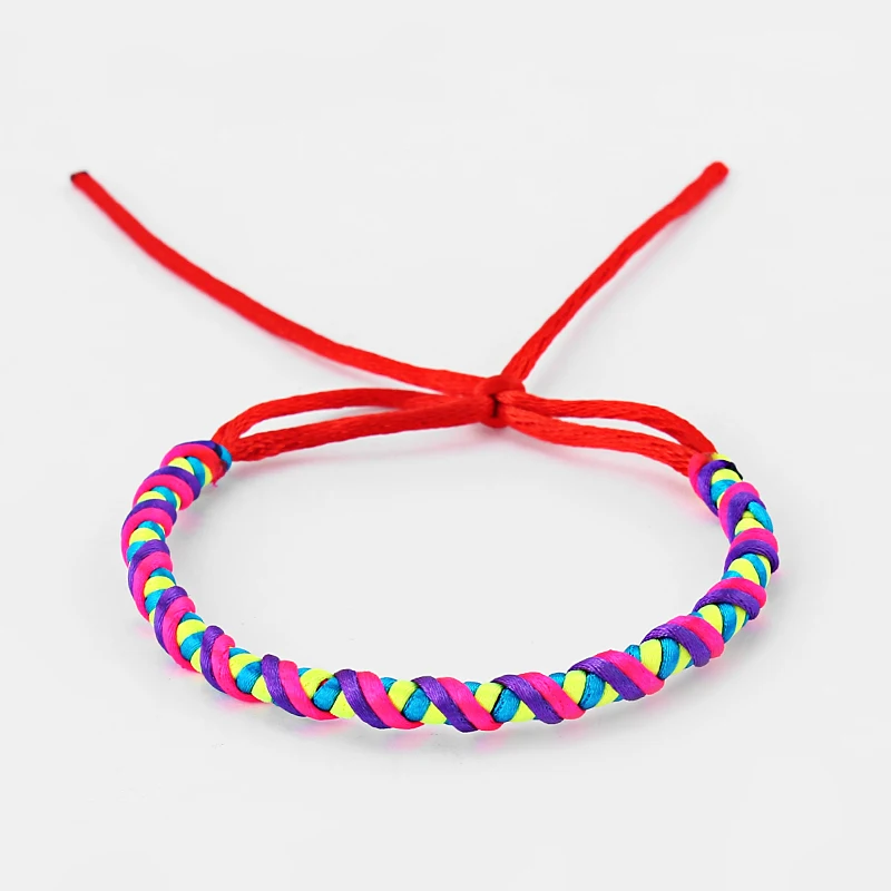 

5Pcs Handmade Colored Ethnic Bohemia Lucky Friendship Surfer Bracelet&Bangle for Fashion Women&Men Bijoux DIY Jewelry