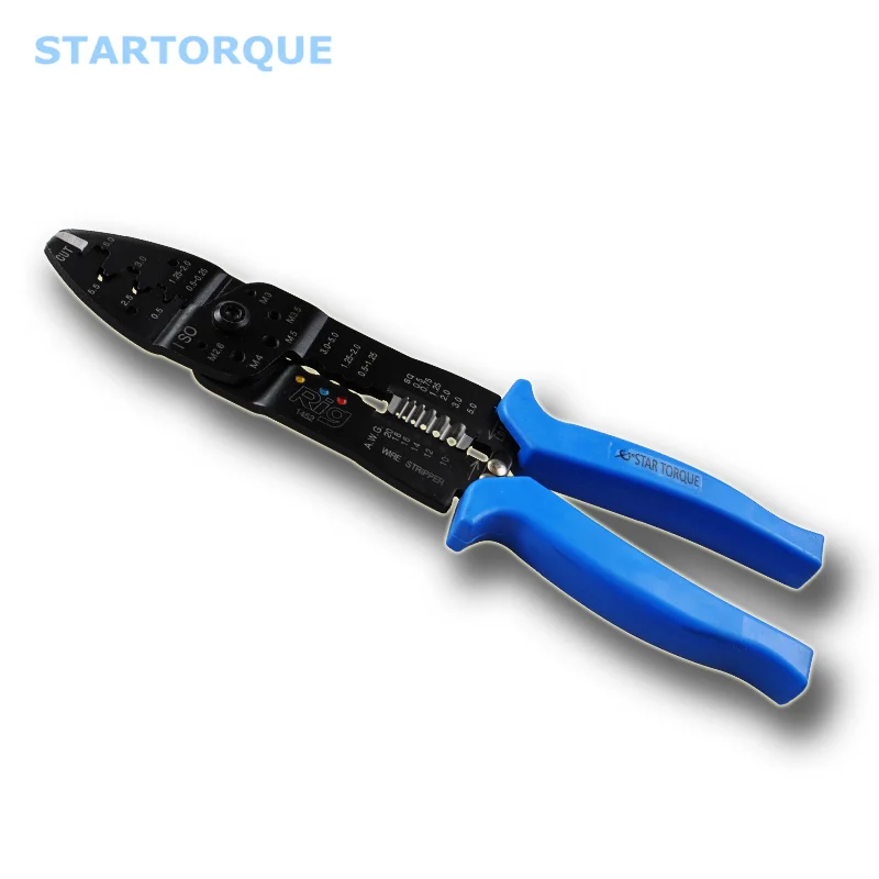 Многофункциональные обжимные клещи STARTORQUE 0 75-6 мм инструмент для зачистки