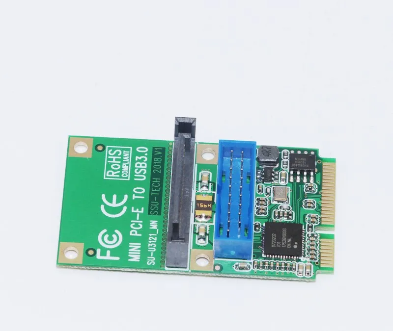 Mini PCI E USB карта MINI Express к 3 0 адаптер 19Pin Header 5 Гб SATA Power Half High Full подходит для ПК|Платы