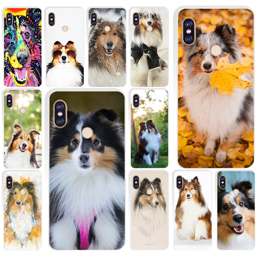 165AQ sheltie Мягкий Силиконовый ТПУ чехол для телефона xiaomi redmi 6 pro note 5 plus 4 4x mi 8|Бамперы|