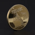 Памятная монета Титаник корабль инцидент художественные подарки для коллекции BTC Bitcoin сплав