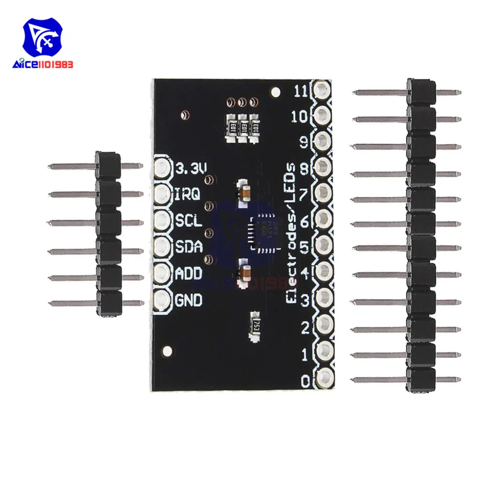 Diymore MPR121 коммутатор V12 Бесконтактный емкостный сенсорный контроллер клавиатуры