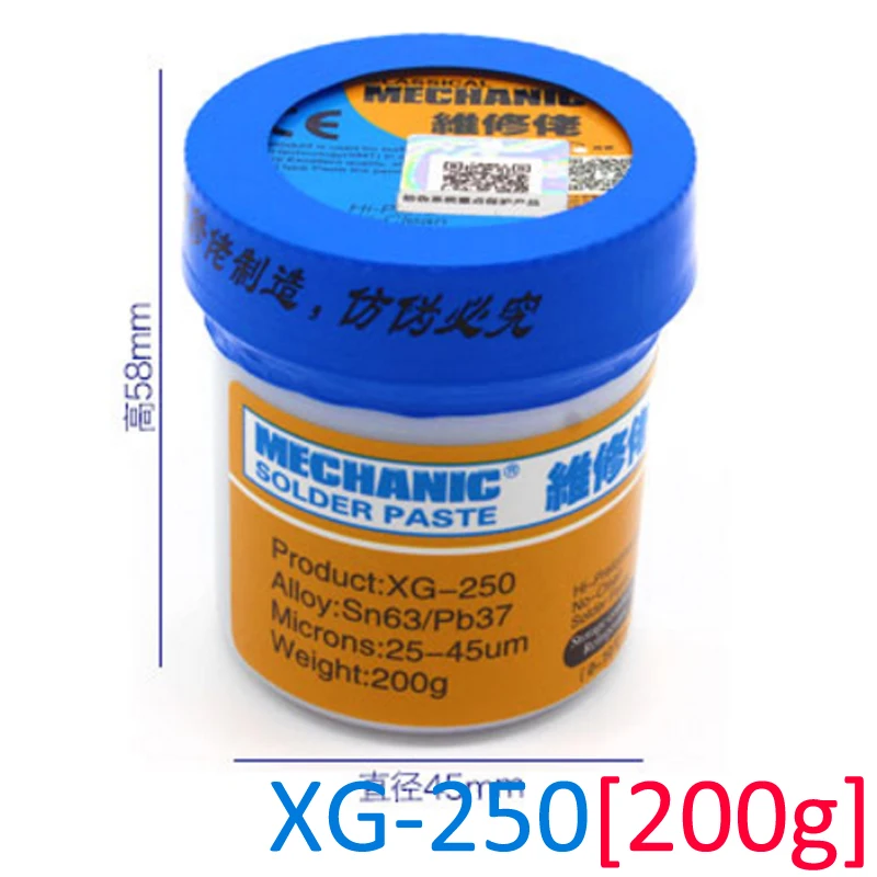 Сварочный флюс для пайки Mechanic XG-Z40 XG-50 XG80 XG-250SMD SMT Sn63 | Инструменты