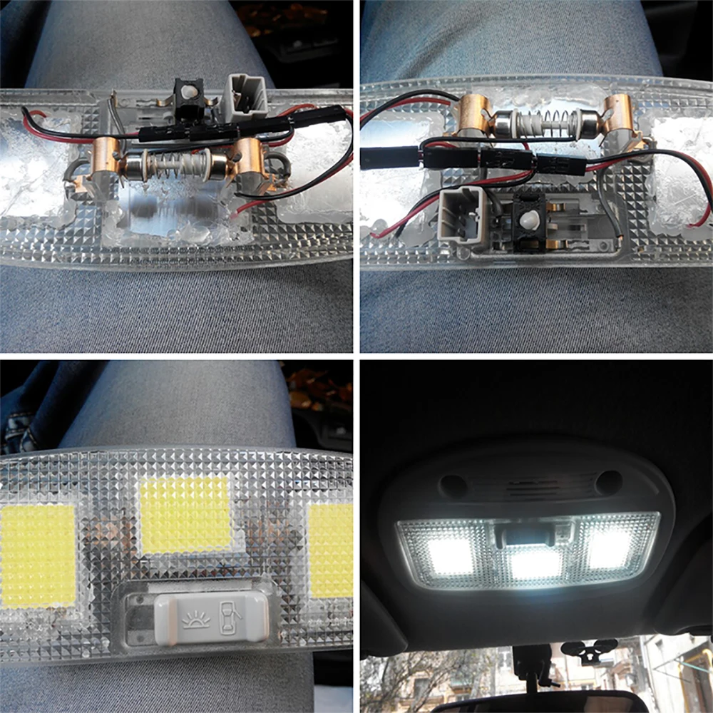 Светодиодная лампа T10 Festoon BA9S 18/24/36/48 SMD COB 2 шт. | Автомобили и мотоциклы