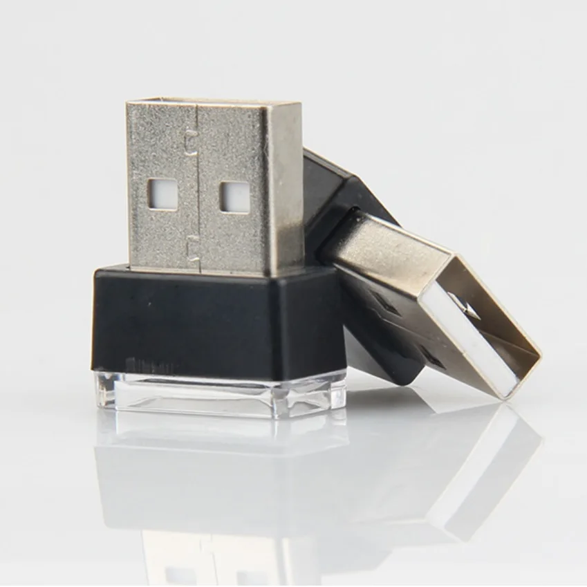 5 в светодиодный атмосферный свет, мини USB сигаретные лампы для автомобиля, внедорожника, карго-тренера, автомобильные грузовые автобусы, фургон, RV, декоративное освещение, синий CW