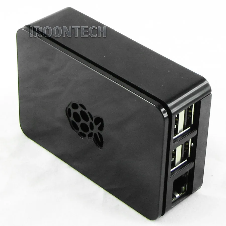 Чехол J1: официальный оригинальный чехол Коробка для Raspberry PI 3 Модель B PI3 и 2 Черный