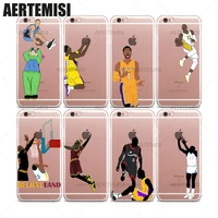 agrotera andre iguodala allen iverson tyronn luee clear tpu case cover for iphone 5 5s se 6 6s 7 8 plus x xs max xr