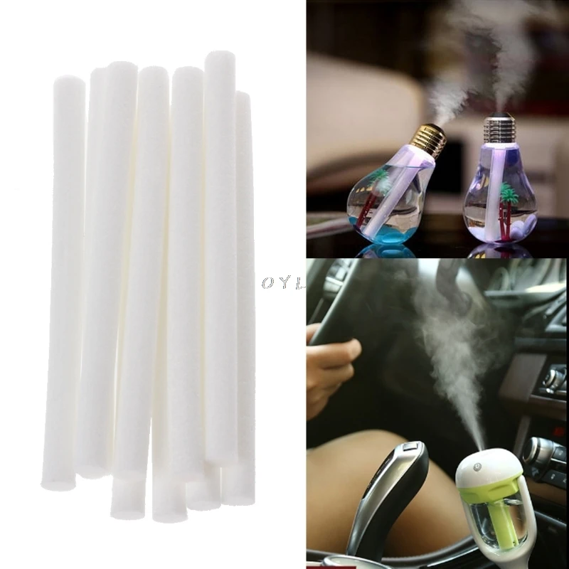 80mm 10Pcs/set Humidifiers Replacement Filter Can Be Cut Filter Cotton Sticks For Air Aroma Diffuser Part