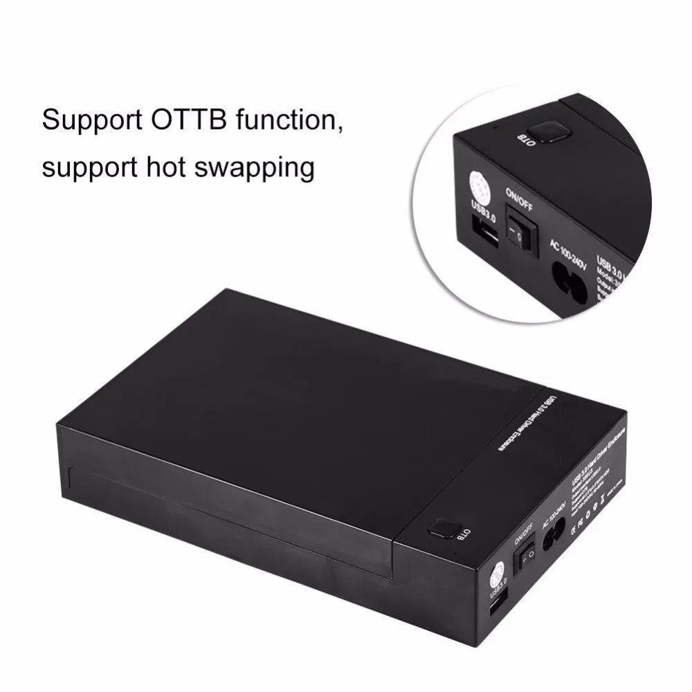 Оптовая продажа 3 5 дюйма HDD чехол SSD адаптер SATA к USB 0 для коробка жесткого диска 1 ТБ