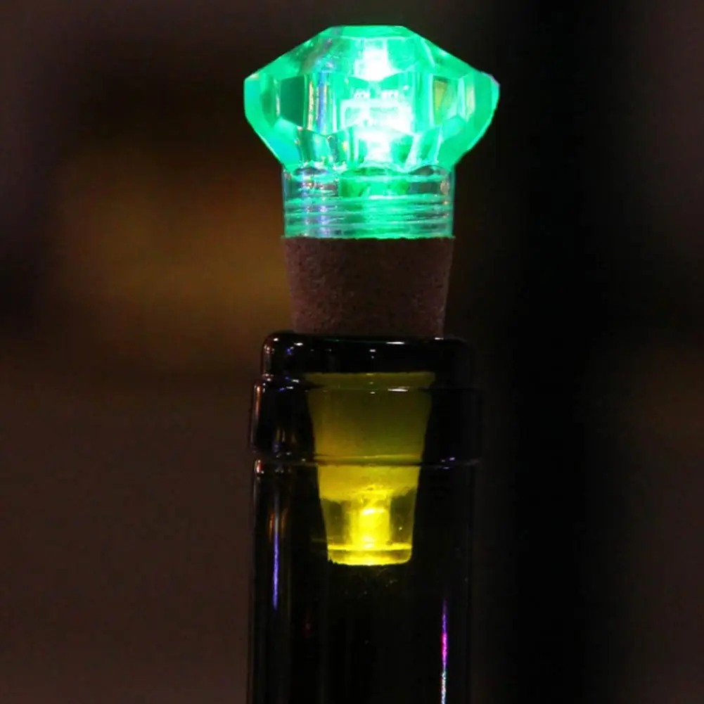 7 видов цветов USB перезаряжаемая сенсорная светодиодная бутылка для вина