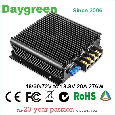 40-90 V-12 V 13,8 V 20A(48 V-12 V, 60 V-12 V, 72 V-12 V 20A) 240W DC понижающий преобразователь CE по ограничению на использование опасных материалов в производстве - Цвет: 40-90V TO 12V 20A