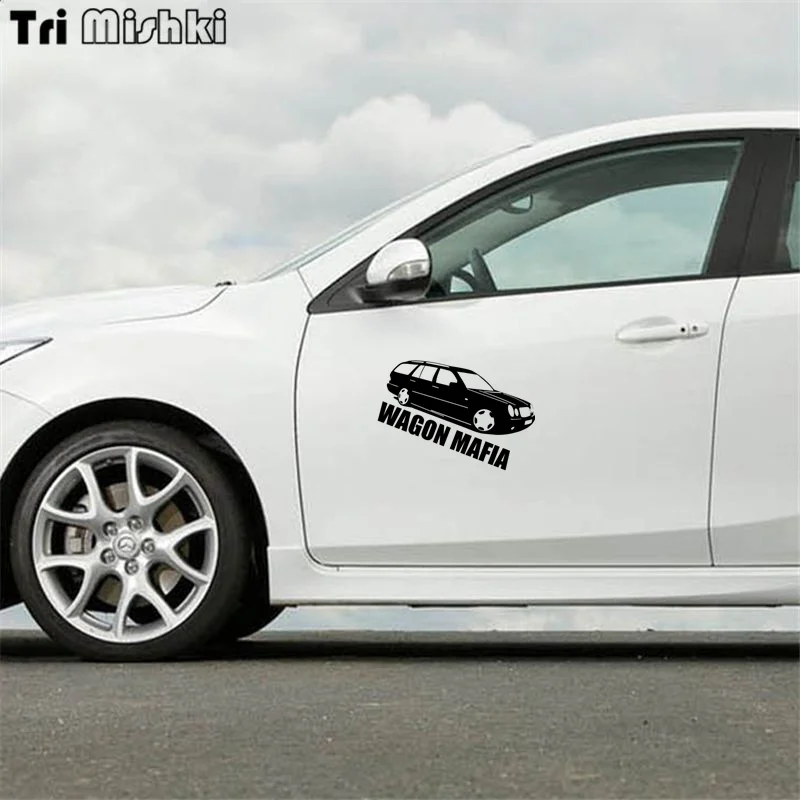 Tri Mishki HZX330# 14.1*20см wagon mafia for Mersedes виниловые наклейки на авто наклейка для заднее