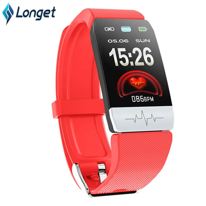 Longet Q1S спортивные фитнес часы ЭКГ PPG кровяное давление погода Смарт часы водонепроницаемый монитор сна трекер активности для бега
