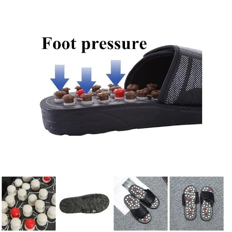 Женские рефлексотерапевтические сандалии массажер для ног акупунктурная обувь