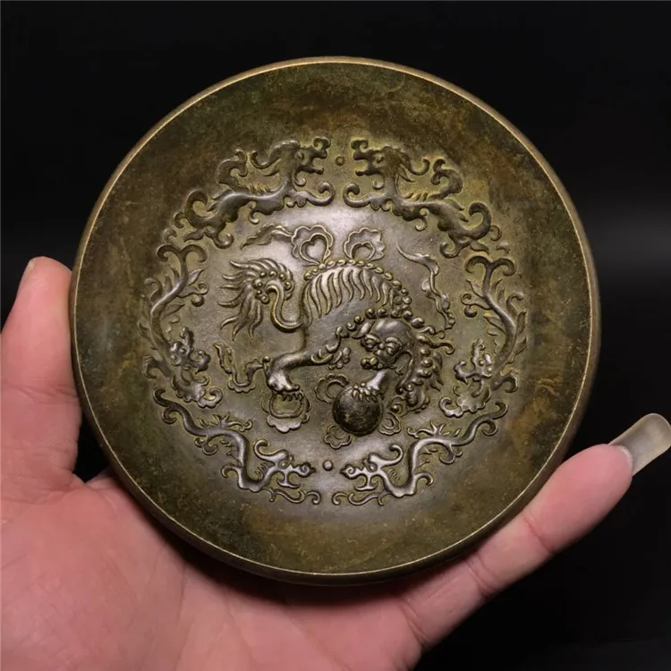 

Precise sculptures bronzes statues Kirin ornaments many styles antique three-dimensional relief and dragon balls