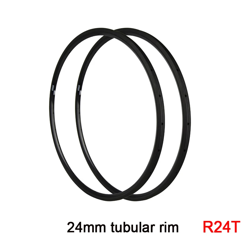 Одна деталь 700c обод дорожный велосипед углеродный 24 мм Глубина трубчатые Ободы