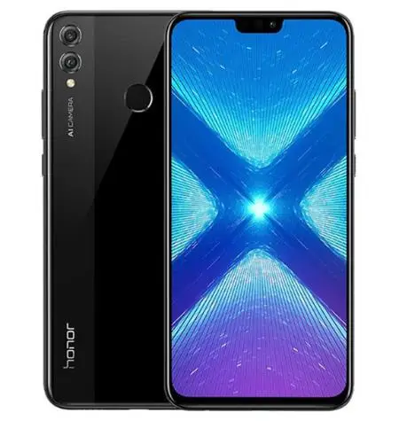 BLACK Global Honor 8X ram 4G rom 64G 6,5 дюймов android 8,1 смартфон 2,2 GHz Восьмиядерный 20MP 3750mAh 4G LTE мобильный телефон - Цвет: BLACK