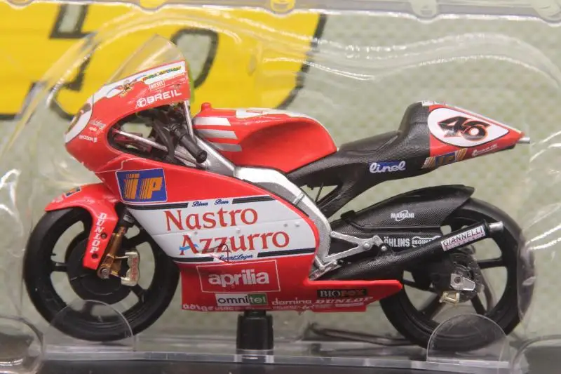Leo 1:18 Aprilia RSW250 1998 Модель мотоцикла из сплава литая под давлением металлическая игрушка подарок на день рождения для детей