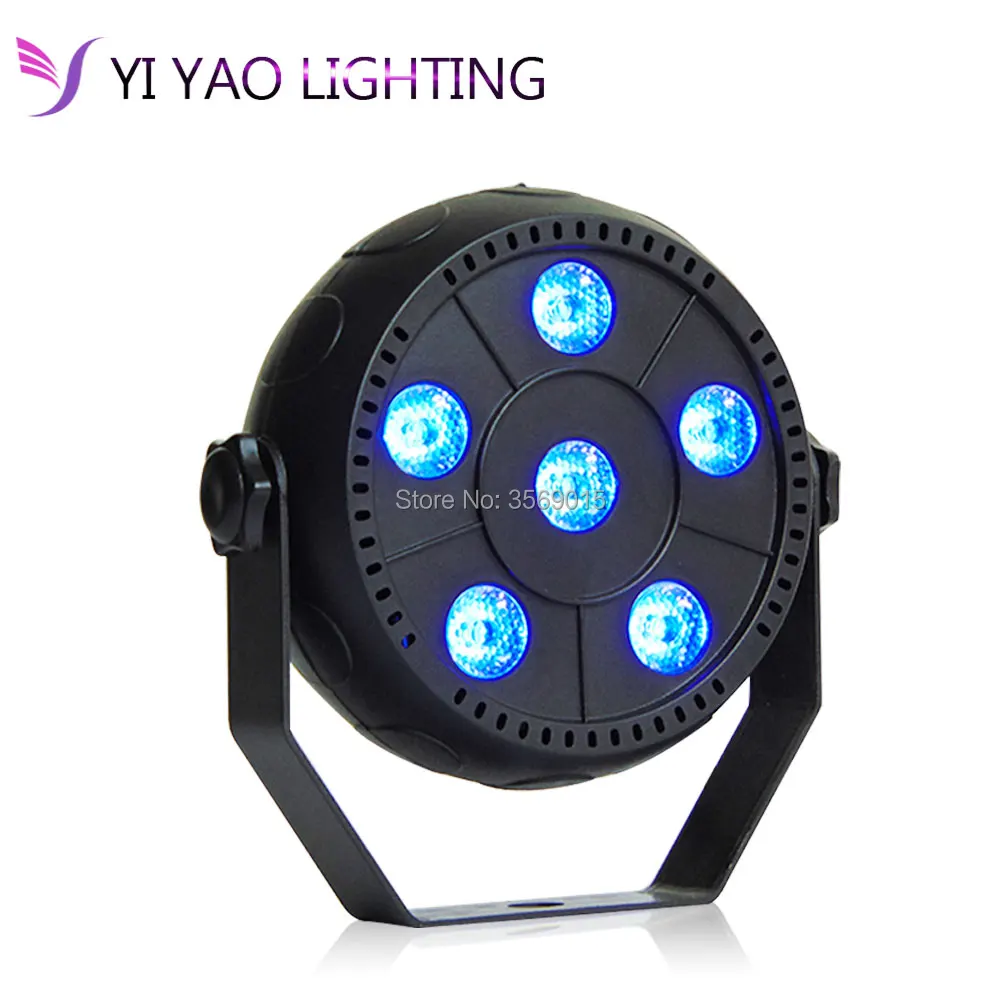 36 Вт RGBW 6 LED par свет DMX512 управление звуком Красочный светодиодный сценический для