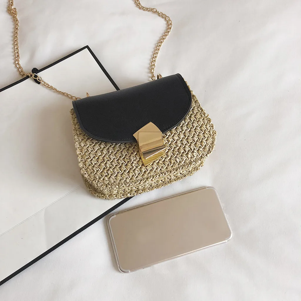 Женская однотонная модная сумка мессенджер с замком через плечо женская тоут