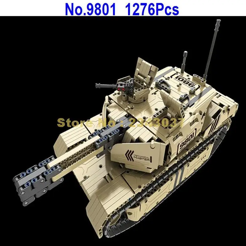 9801 1276 шт. военный дистанционного управления Управление Rc M1a2 главный боевой танк 50