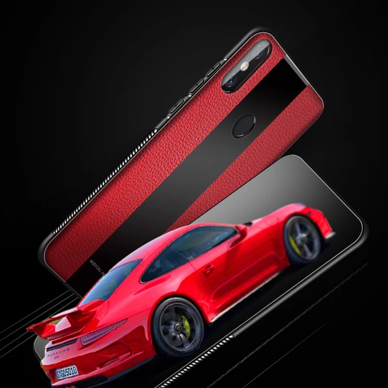 Leather &amp Glass Case for Xiaomi Mi 8 SE Explorer Lite Mix 2S 6X A2 Redmi 6A 6 Pro Max 3 2 Luxury Business Shockproof Cover |