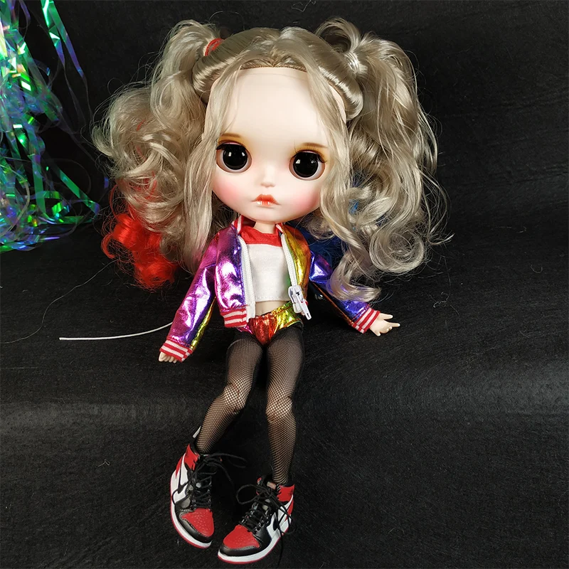 Ледяной DBS Blyth кукольные 1/6 шарнирное тело ручная роспись матовая лицевая сторона