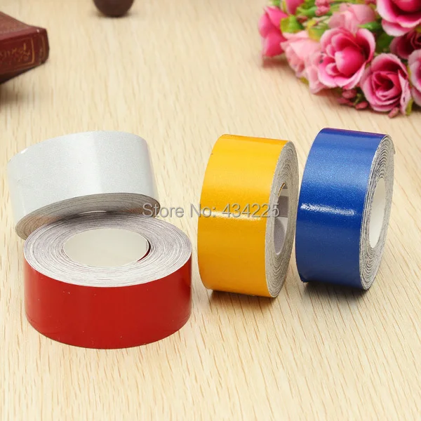 2 СМ х 3 М Автомобилей Интерьер Экстерьер Светоотражающие Наклейки Ленты