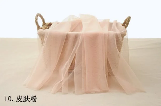 Сетчатая Ткань телесного розового цвета 5 ярдов тонкая тюль для свадебного