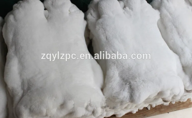 Высококачественный натуральный белый мех кролика рекс|rabbit fur skin|fur skinfur rabbit skins |