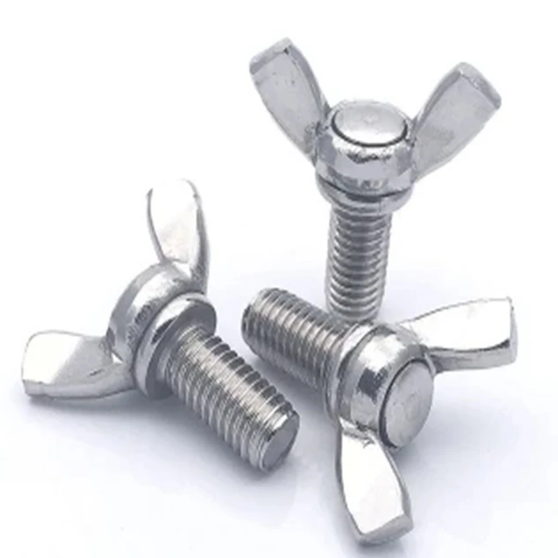 

10pcs stainless steel Screws butter fly type screw Din screw M5