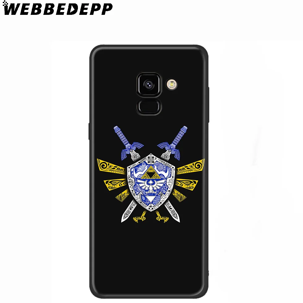 WEBBEDEPP Legends Of Zelda Silicone Case for Samsung Galaxy A3 A5 A6 A7 A8 A9 A10 A20 A30 A40 A50 A70 M10 M20 M30 |