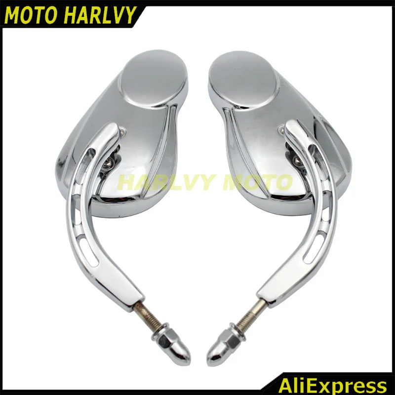 Хромированные мотоциклетные зеркала заднего вида для Harley Touring Road King Классические