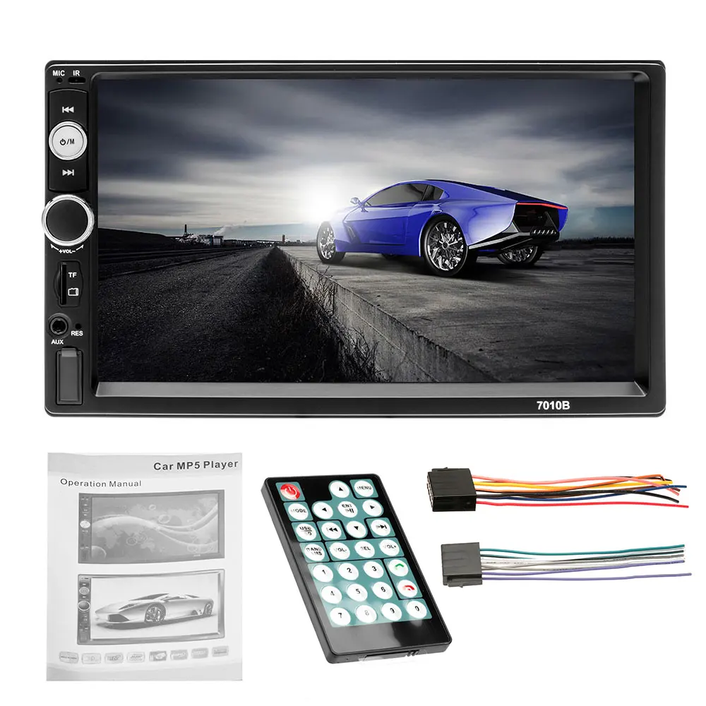 Авторадио 2 Din 7 дюймов Автомобильный Радио Bluetooth Авто стерео Мультимедийный плеер