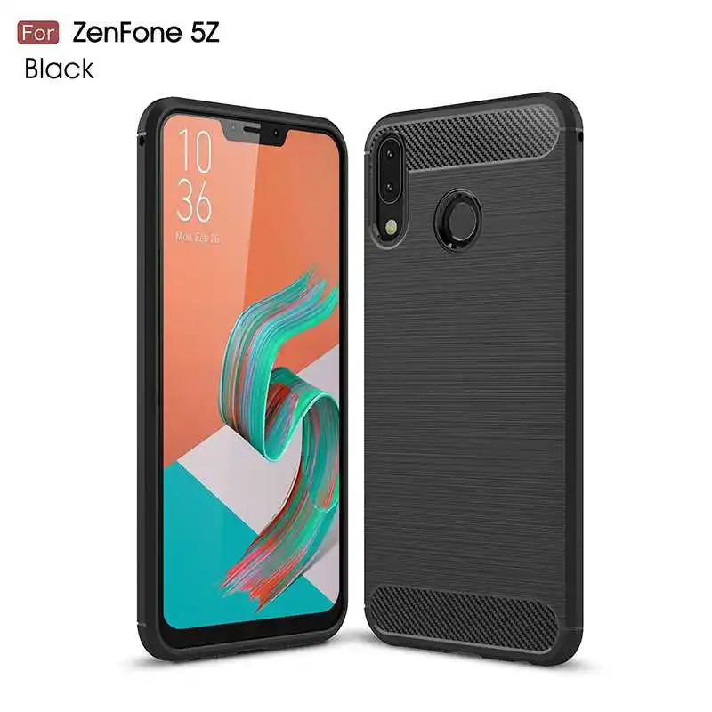 Модный противоударный мягкий силиконовый чехол Mokoemi 6," для Asus Zenfone 5 ZE620KL, чехол для Asus Zenfone 5 ZE620KL, чехол для телефона - Цвет: Black