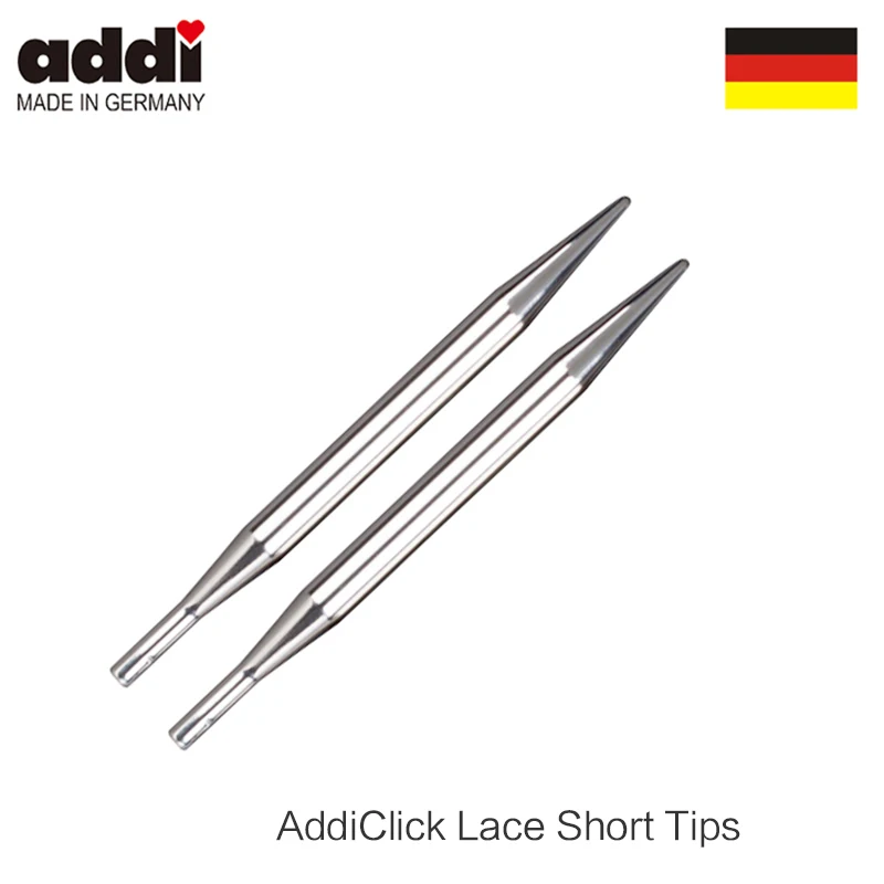 

Addi Click Lace SHORT Interchangeable Circular Knitting Needle Tips 756-2